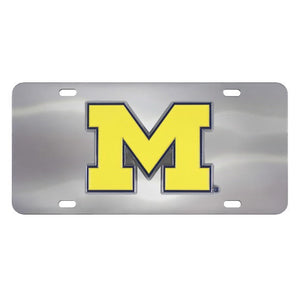 Michigan Wolverines Diecast License Plate