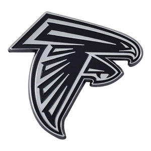 Atlanta Falcons Auto Emblems - Chrome
