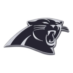 Carolina Panthers Auto Emblems - Chrome