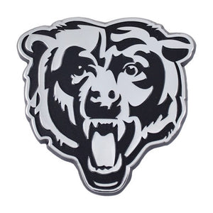 Chicago Bears Auto Emblems - Chrome