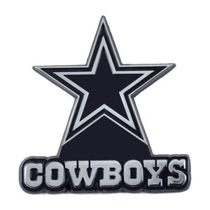 Dallas Cowboys Auto Emblems - Chrome