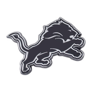 Detroit Lions Auto Emblems - Chrome