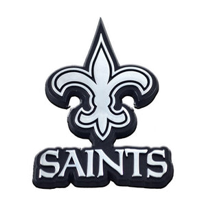 New Orleans Saints Auto Emblems - Chrome