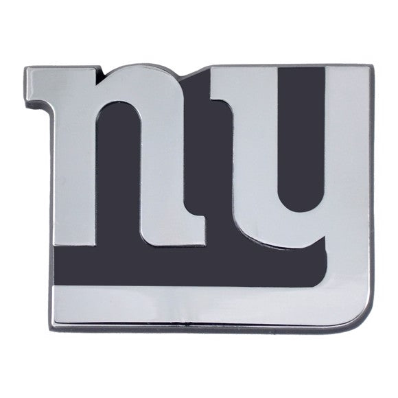 New York Giants Auto Emblems - Chrome