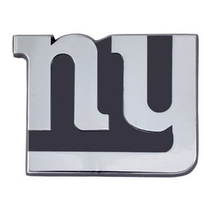 New York Giants Auto Emblems - Chrome