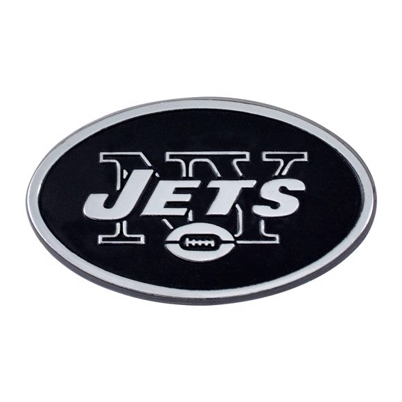 New York Jets Auto Emblems - Chrome