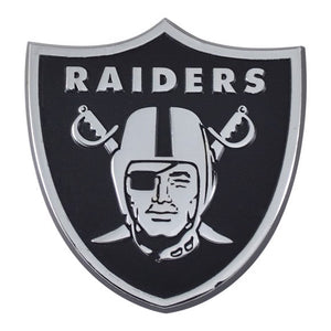 Las Vegas Raiders Auto Emblems - Chrome