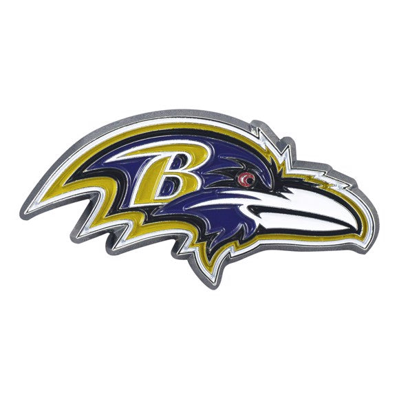 Baltimore Ravens Auto Emblems - Colored