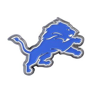 Detroit Lions Auto Emblems - Colored