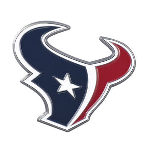 Houston Texans Auto Emblems - Colored
