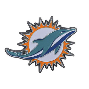 Miami Dolphins Auto Emblems - Colored