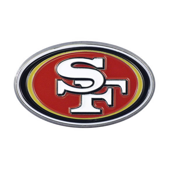 San Francisco 49ers Auto Emblems - Colored