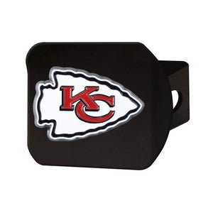 Kansas City Chiefs Hitch Cover - Black