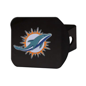 Miami Dolphins Hitch Cover - Black
