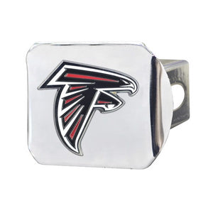 Atlanta Falcons Hitch Cover - Chrome