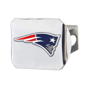 New England Patriots Hitch Cover - Chrome