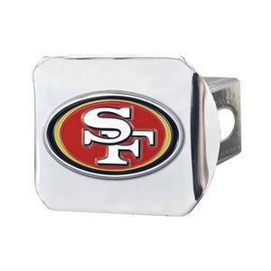 San Francisco 49ers Hitch Cover - Chrome