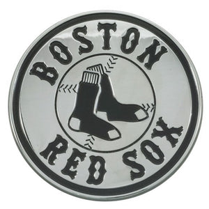 Boston Red Sox Auto Emblems - Chrome