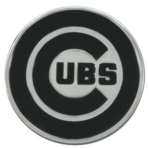 Chicago Cubs Auto Emblems - Chrome