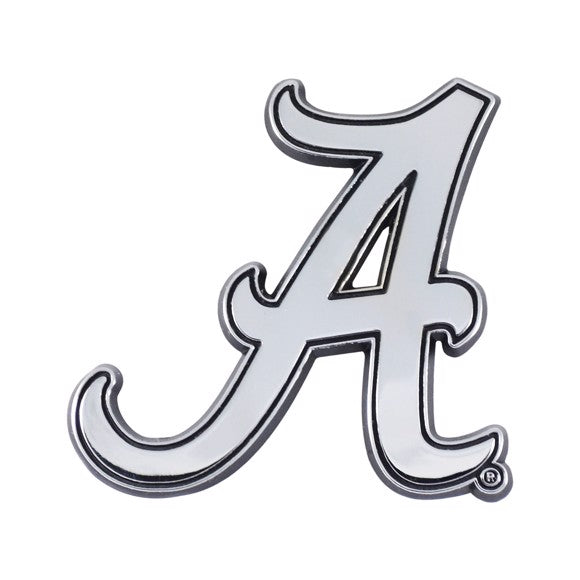 Alabama Crimson Tide Auto Emblems - Chrome