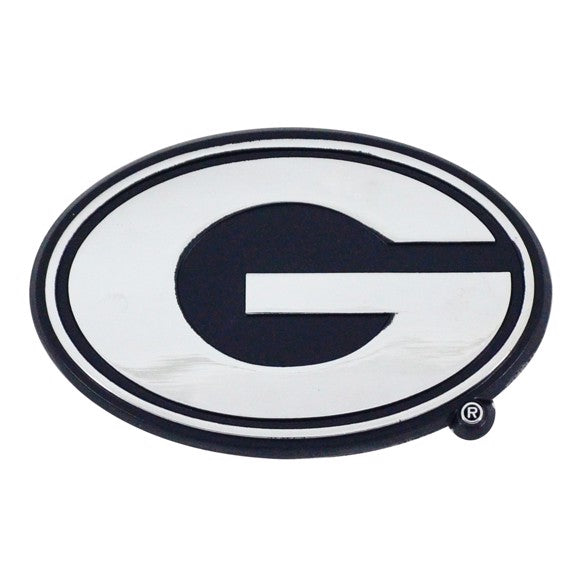Georgia Bulldogs Auto Emblems - Chrome