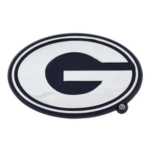 Georgia Bulldogs Auto Emblems - Chrome