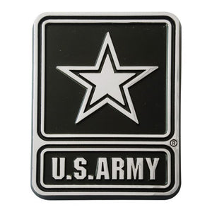 US Army Auto Emblems - Chrome