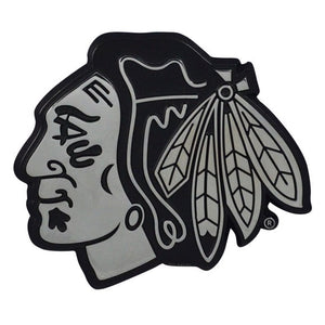 Chicago Blackhawks Auto Emblems - Chrome