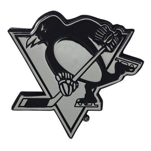 Pittsburgh Penguins Auto Emblems - Chrome