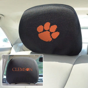 Clemson Tigers Embroidered Headrest Cover