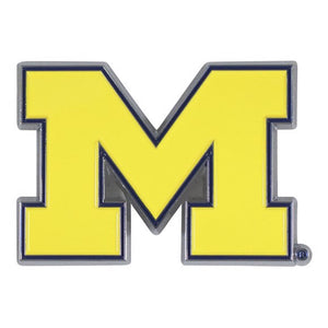 Michigan Wolverines Auto Emblems - Colored
