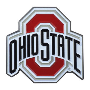 Ohio State Buckeyes Auto Emblems - Colored