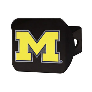 Michigan Wolverines Hitch Cover - Black