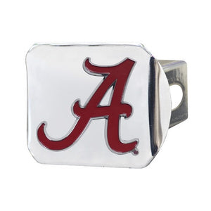 Alabama Crimson Tide Hitch Cover - Chrome