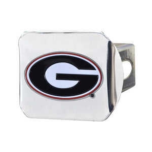 Georgia Bulldogs Hitch Cover - Chrome