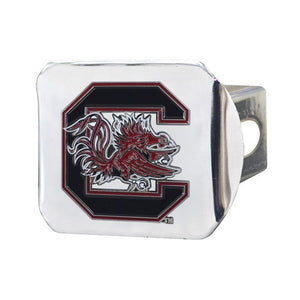 South Carolina Gamecocks Hitch Cover - Chrome
