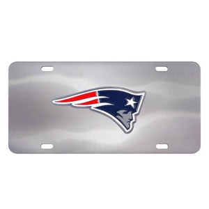 New England Patriots Diecast License Plate