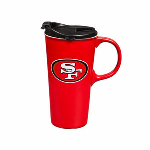 San Francisco 49ers Travel Latte Boxed 17oz