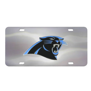 Carolina Panthers Diecast License Plate