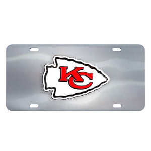 Kansas City Chiefs Diecast License Plate