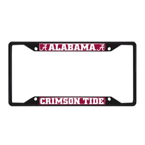 Alabama Crimson Tide License Plate Frame Black