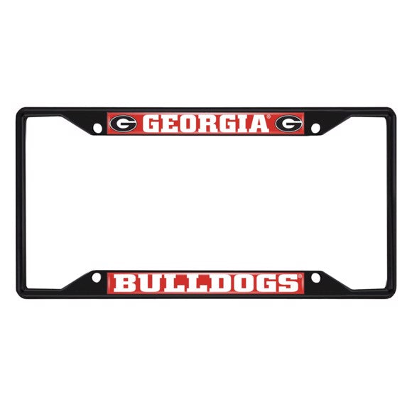 Georgia Bulldogs License Plate Frame Black