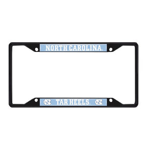 North Carolina Tar Heels License Plate Frame Black