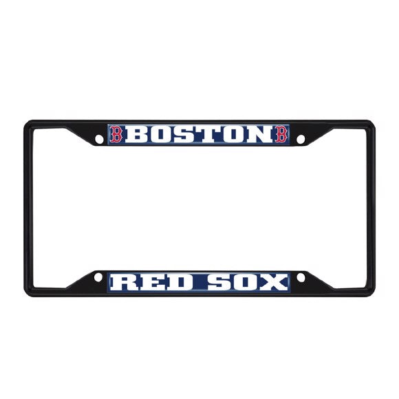 Boston Red Sox License Plate Frame Black