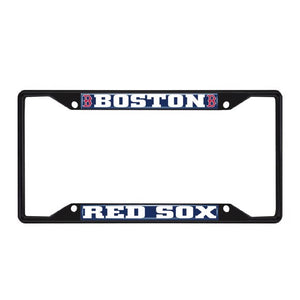 Boston Red Sox License Plate Frame Black