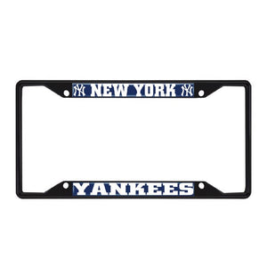 New York Yankees License Plate Frame Black
