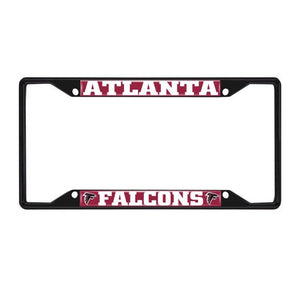 Atlanta Falcons License Plate Frame Black