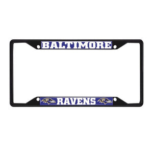 Baltimore Ravens License Plate Frame Black