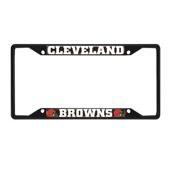 Cleveland Browns License Plate Frame Black