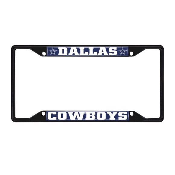 Dallas Cowboys License Plate Frame Black